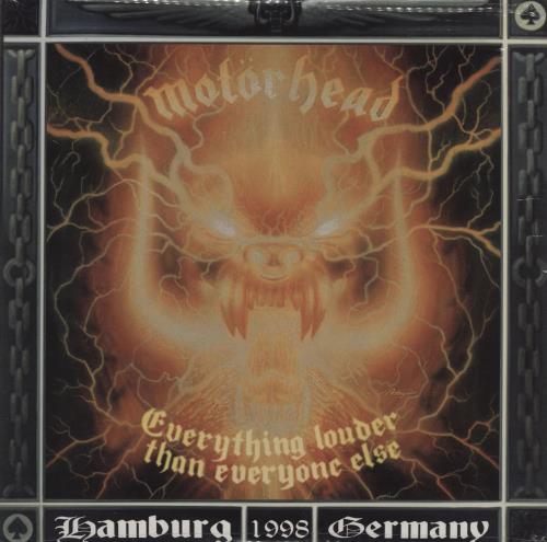 Motorhead Everything Louder Than Everyone Else German 3-LP vinyl